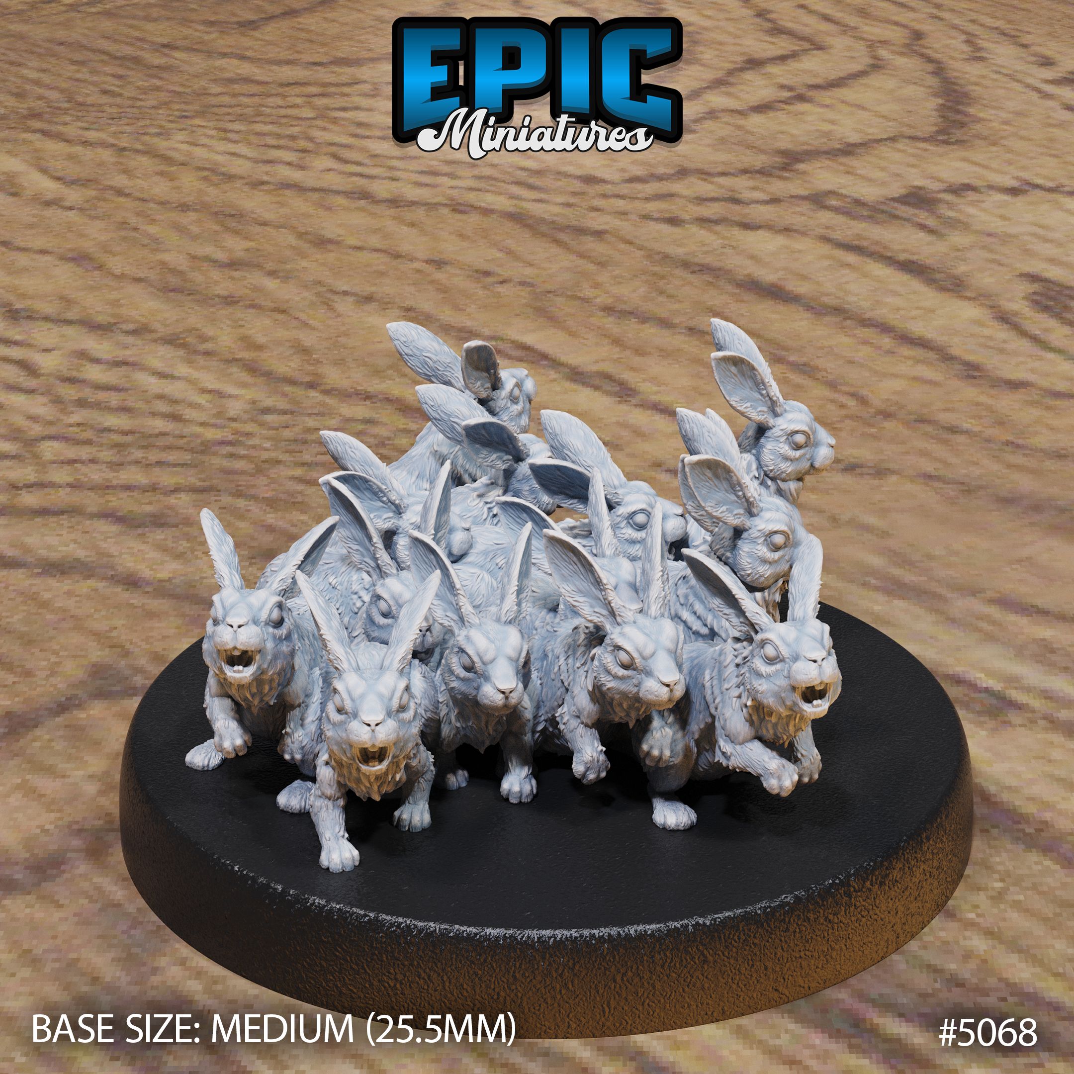 Rabbit Swarm Big / Cute Hare / Small Jackrabbit / Bunny Animal / Rodent Pet / Wild Herbivore / Nature Encounter